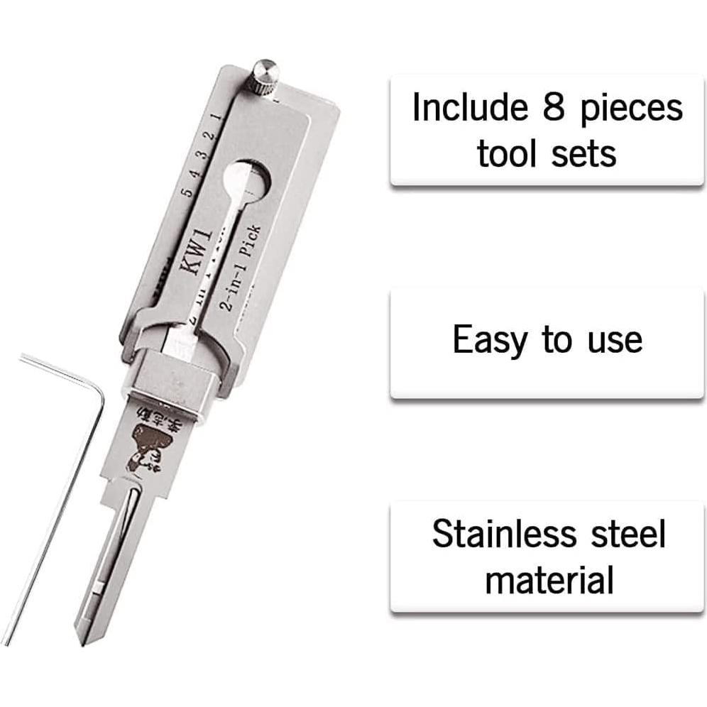 Juego de herramientas de gancho y pico Genérico 2 en 1