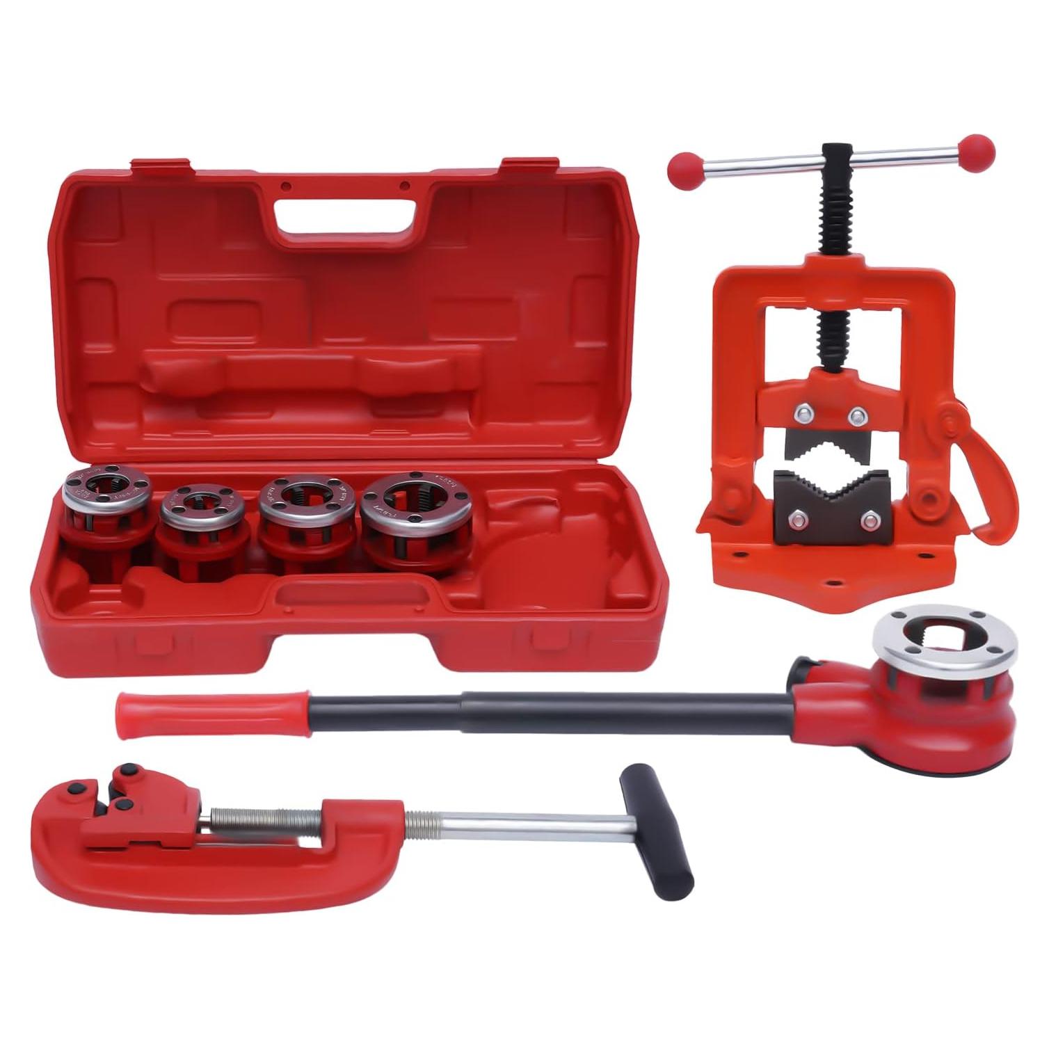 Juego de Herramientas de Roscar Tubos OUKANING con Estuche