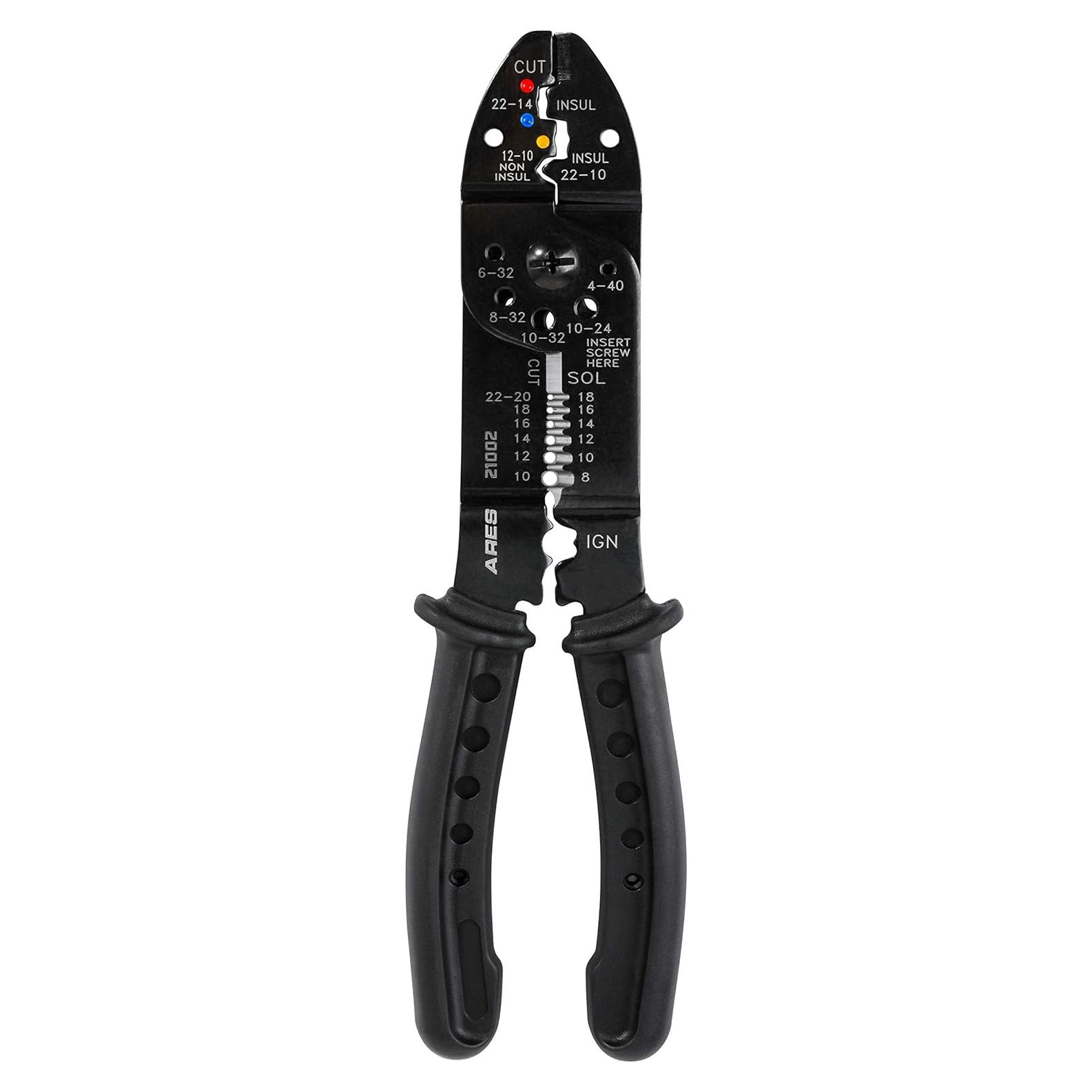 Pelacables y Crimpador ARES 21002 - Herramienta Multiuso 22.86 cm