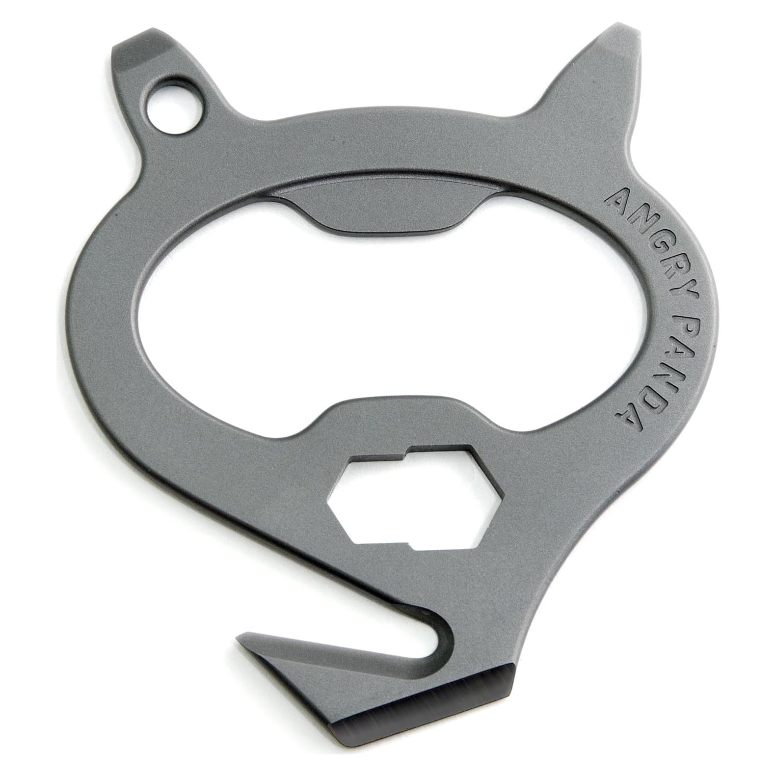 Multiherramienta de llavero 7 en 1 Angry Panda - Acero Inoxidable