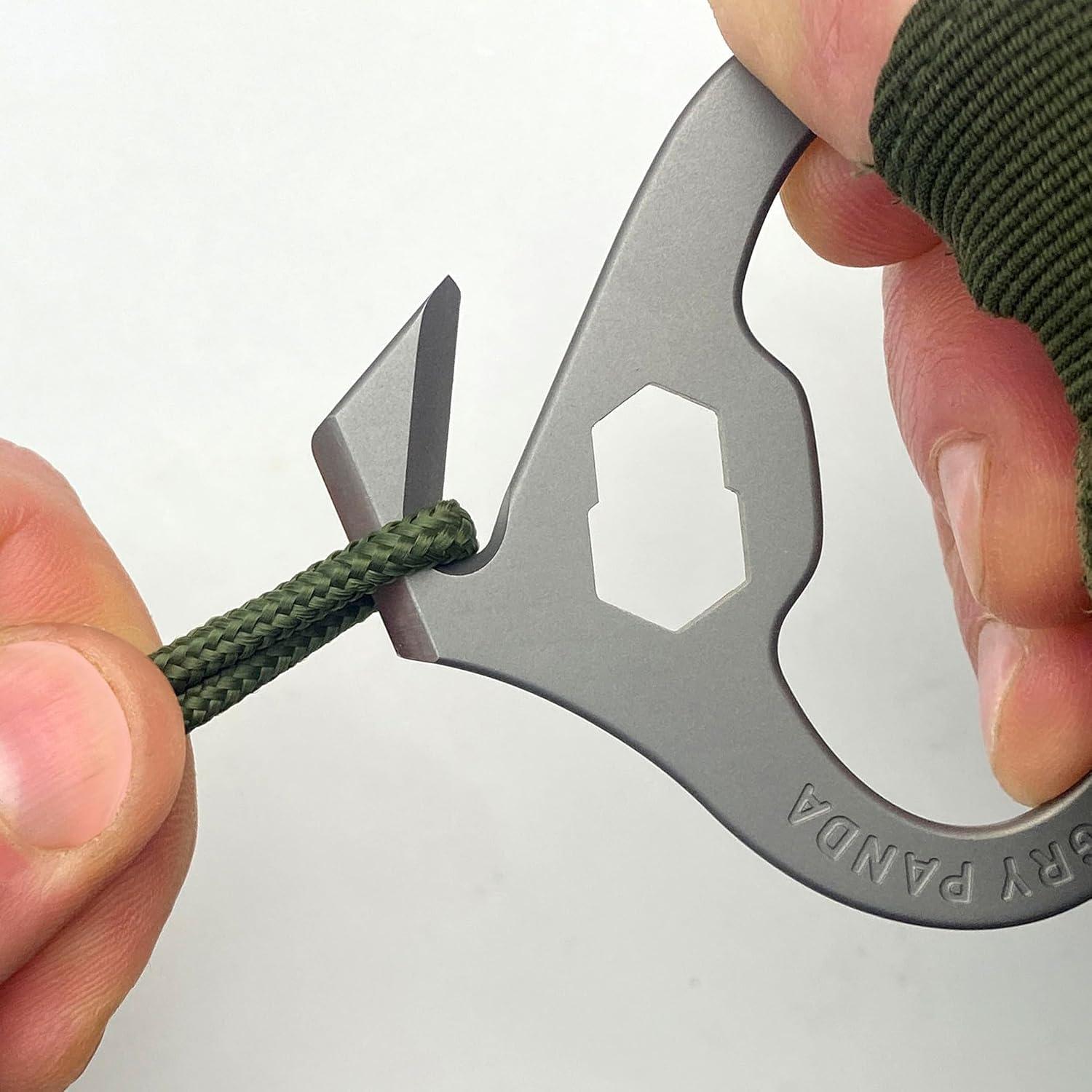 Multiherramienta de llavero 7 en 1 Angry Panda - Acero Inoxidable