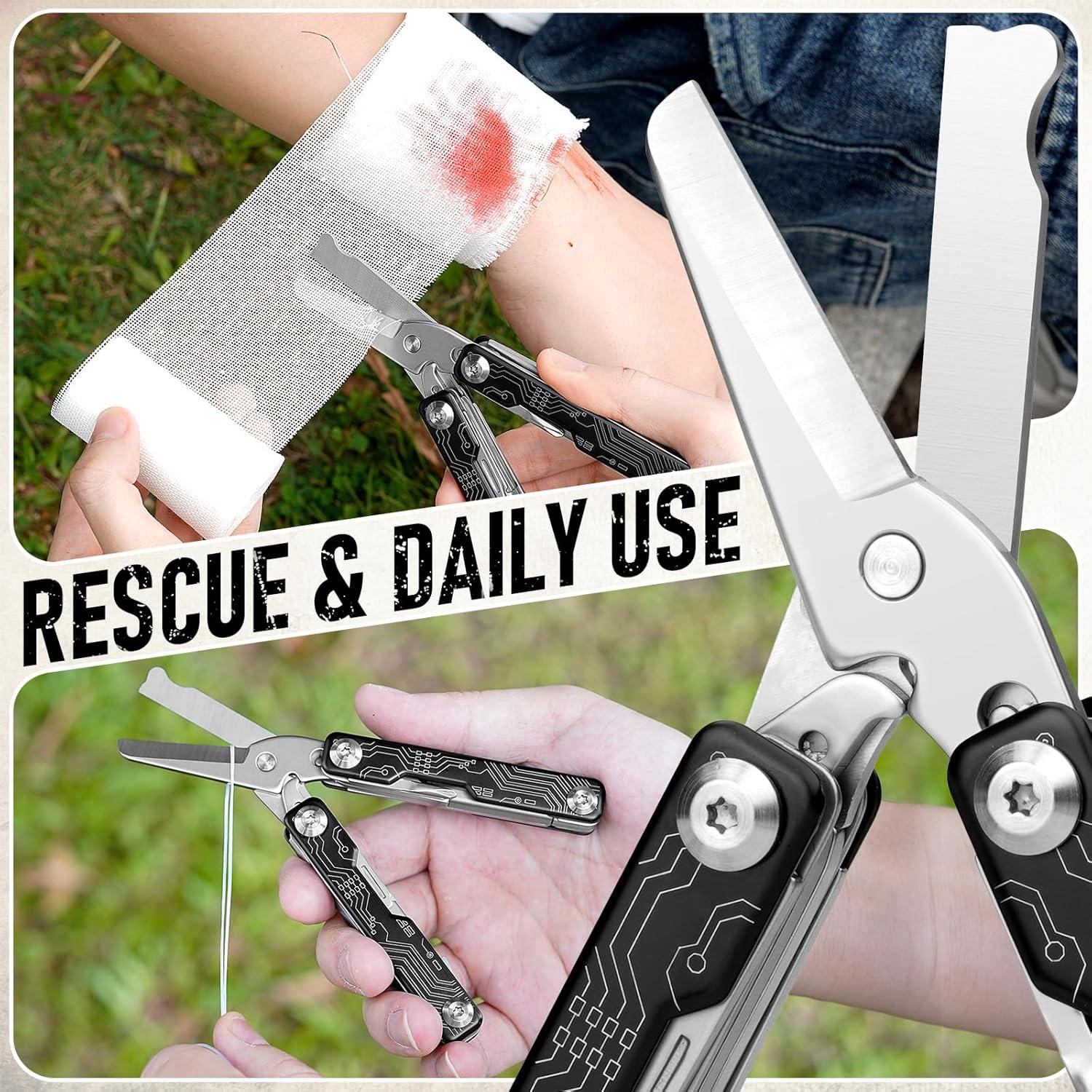 Multiherramienta BIBURY Pro con Alicates y Mini Tijeras