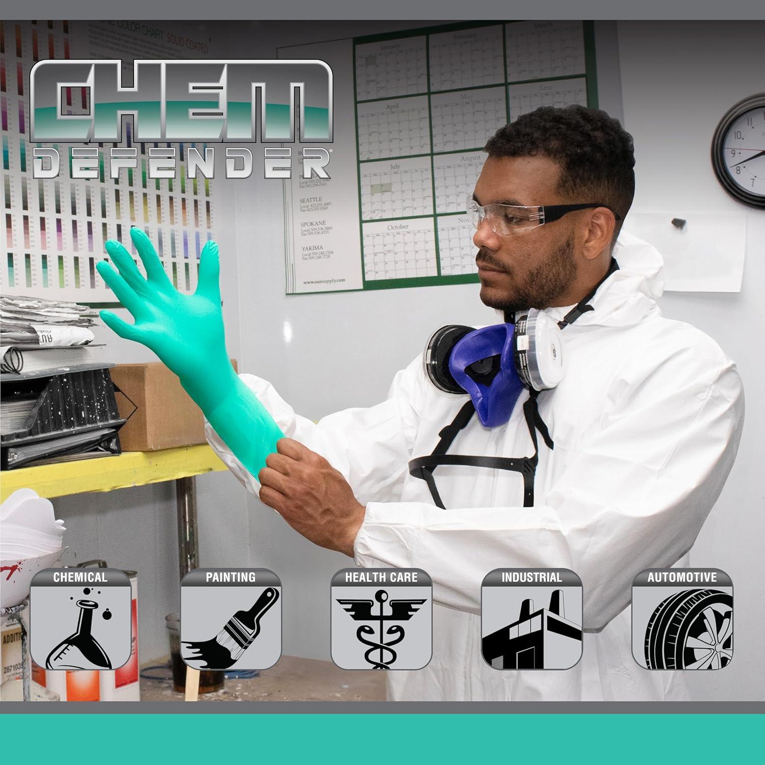 Guantes Desechables de Cloropreno SAS 66594 - 500 Unidades XL