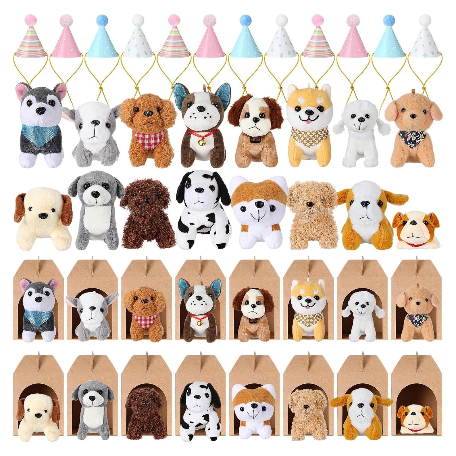 Patelai 48 Pcs Mini Peluches para Perros con Sombreros