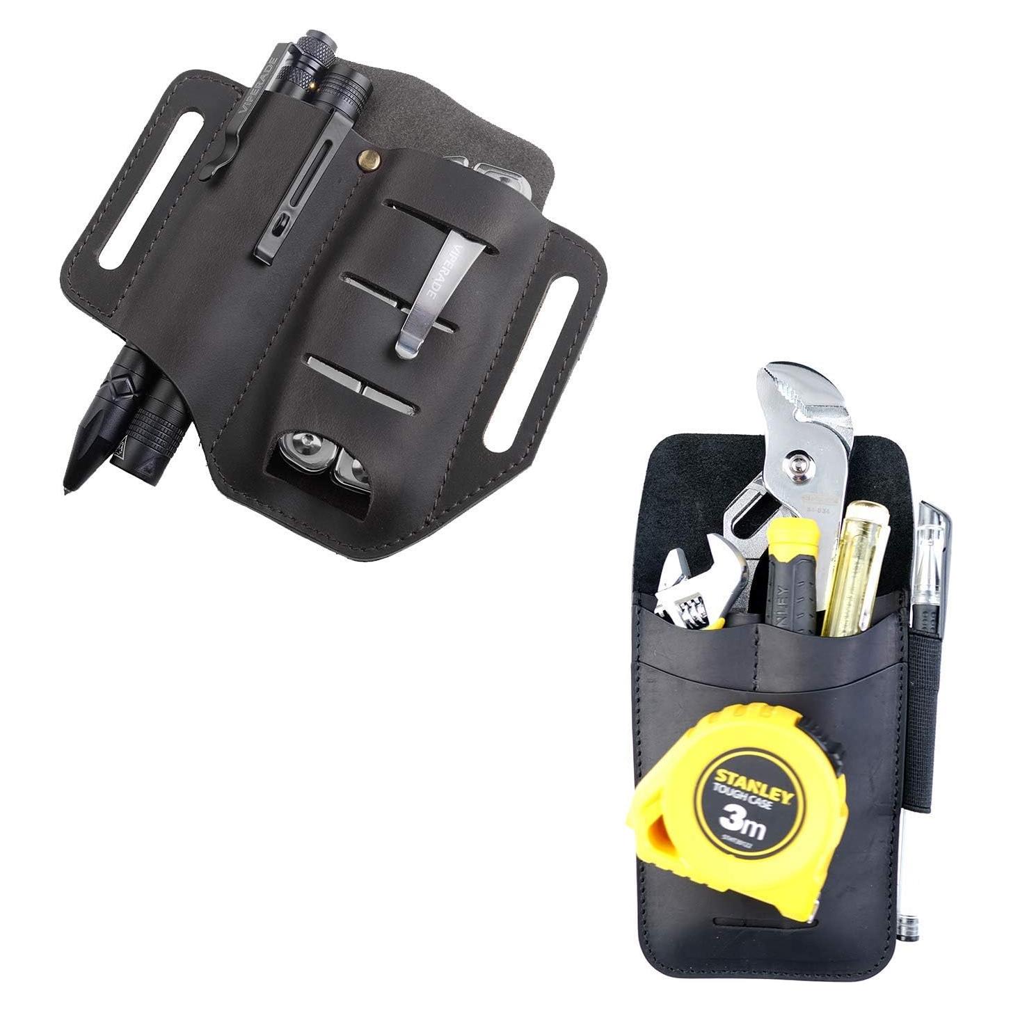 Funda multi-herramienta de cuero VIPERADE PJ8 PJ14 negra