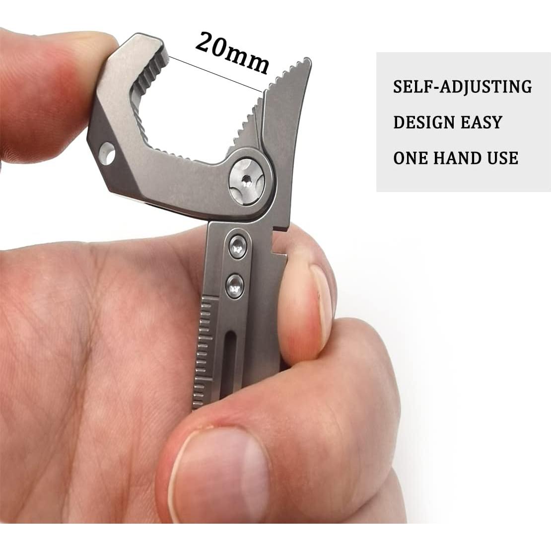 Barra Multifuncional EDC ResafeLy de Titanio 10.8 cm