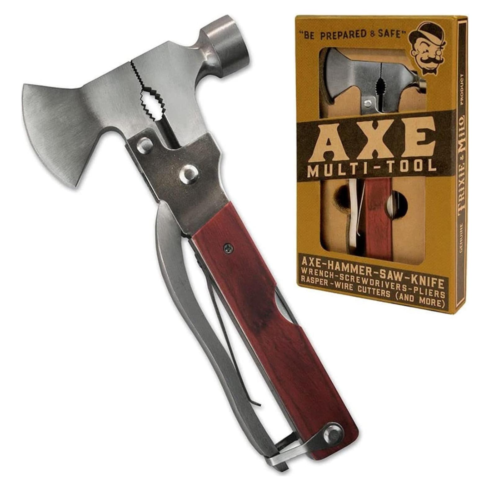 Multiherramienta Hacha Trixie y Milo - Acero Inoxidable 18.4 cm