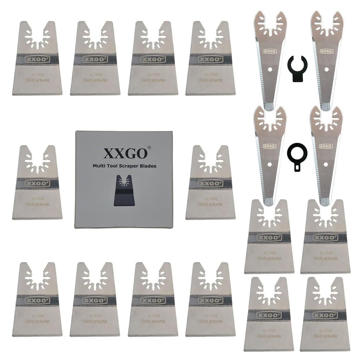 Juego de 18 Cuchillas de Corte y Raspado XXGO - Acero Inoxidable