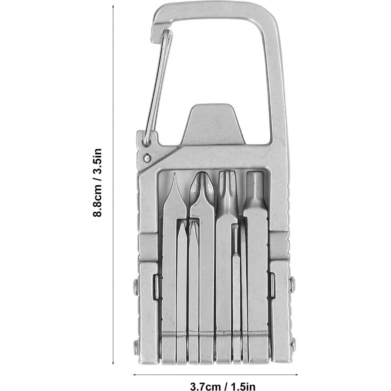 Multiherramienta 12 en 1 RandJ de Acero Inoxidable Compacta