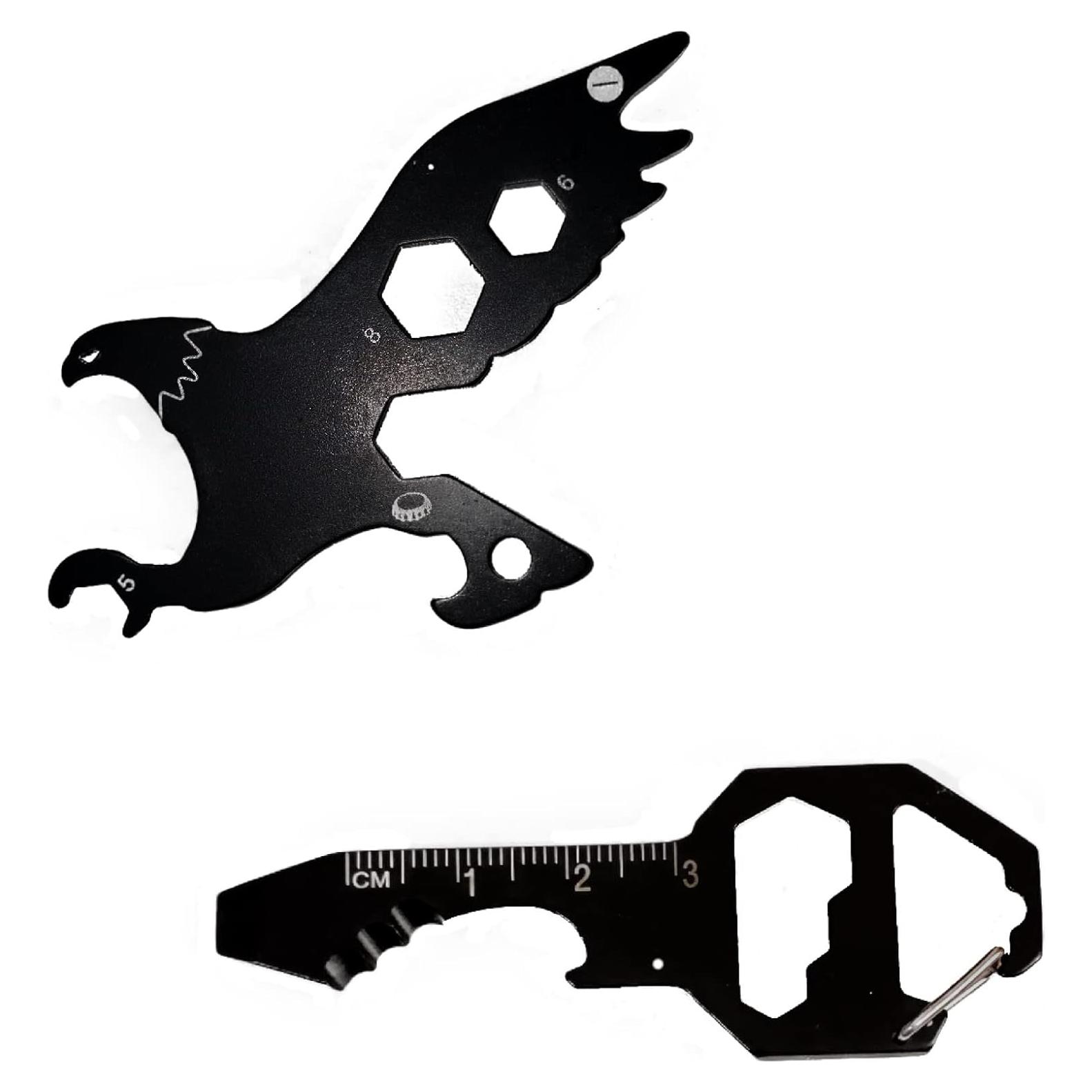 Multiherramienta Llavero PMR EXPORTS Águila y Llave - 2 Piezas