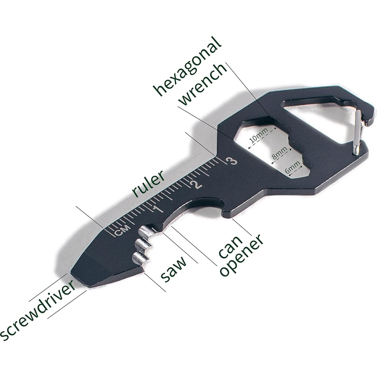 Multiherramienta Llavero PMR EXPORTS Águila y Llave - 2 Piezas