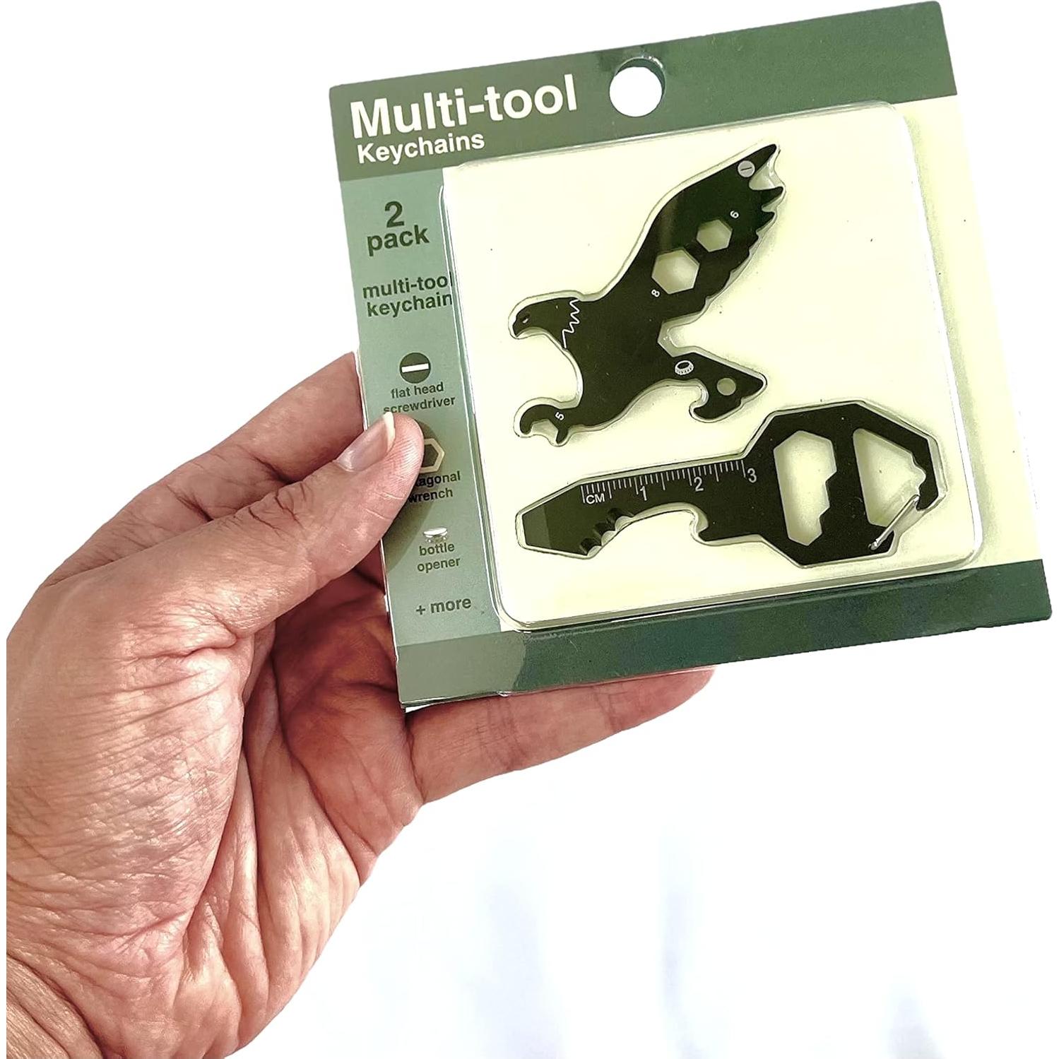 Multiherramienta Llavero PMR EXPORTS Águila y Llave - 2 Piezas