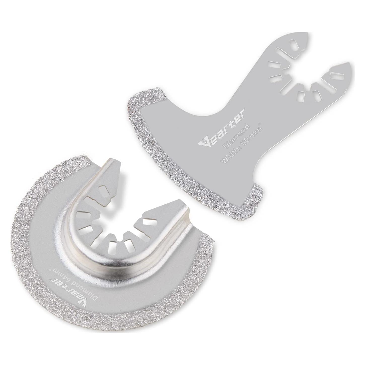 Juego de 2 Hojas Oscilantes de Diamante Vearter para Corte Preciso