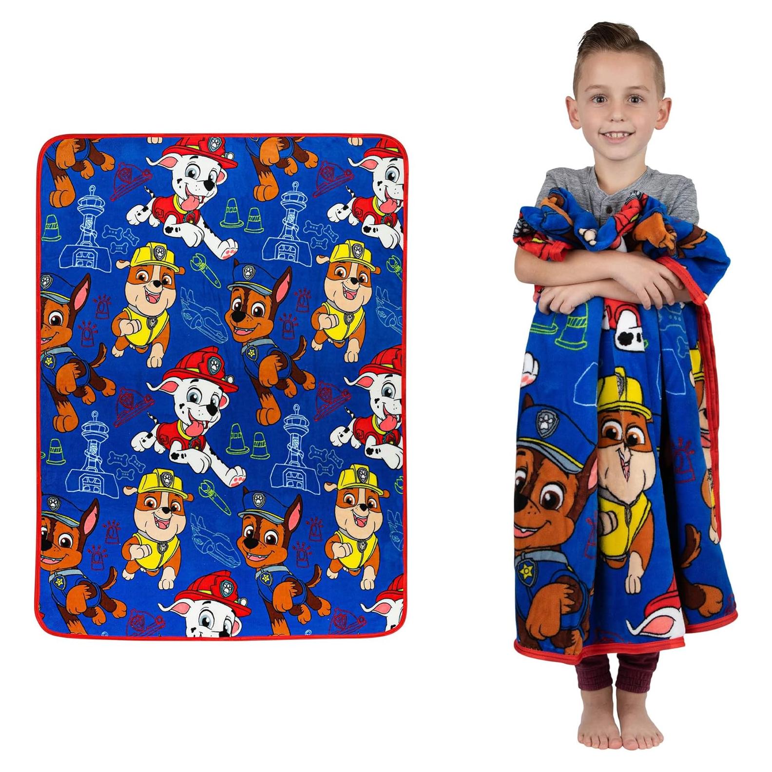 Manta Suave Paw Patrol Franco 116x152 cm para Niños