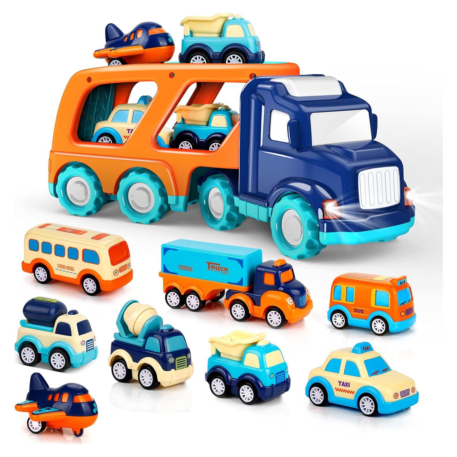 Set de 9 Autos de Juguete Forty4 para Niños 18 meses a 6 años