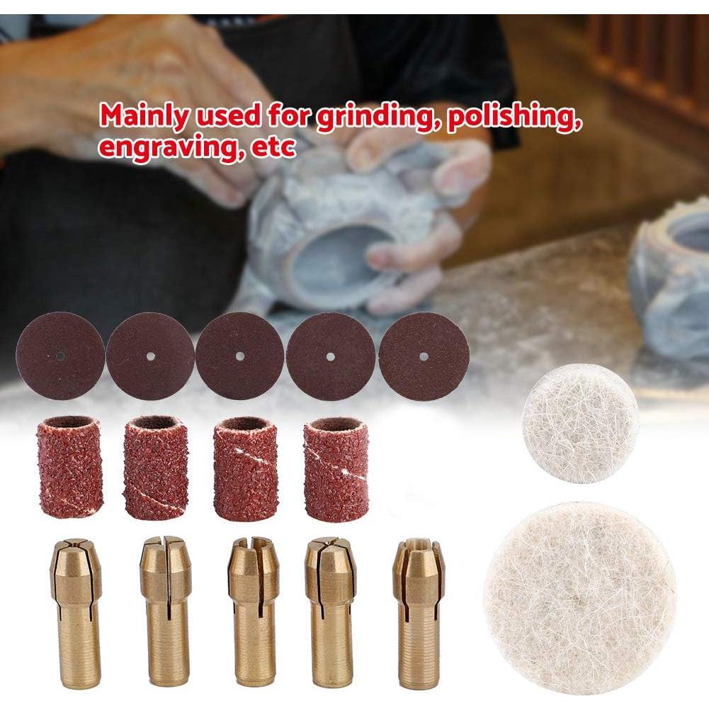 Kit de Mini Herramienta Rotativa Inalámbrica BORDSTRACT 34 Piezas