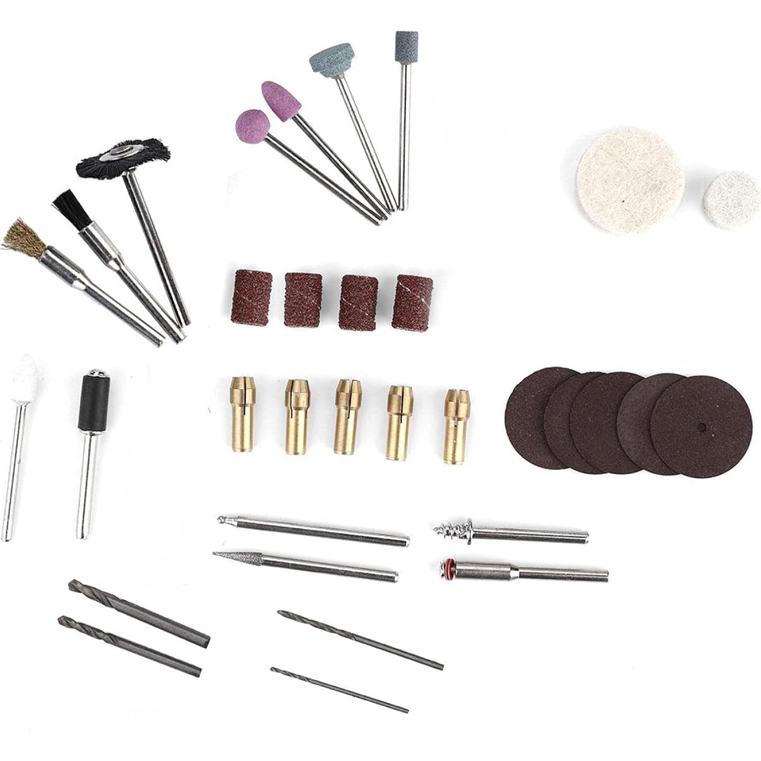 Kit de Mini Herramienta Rotativa Inalámbrica BORDSTRACT 34 Piezas