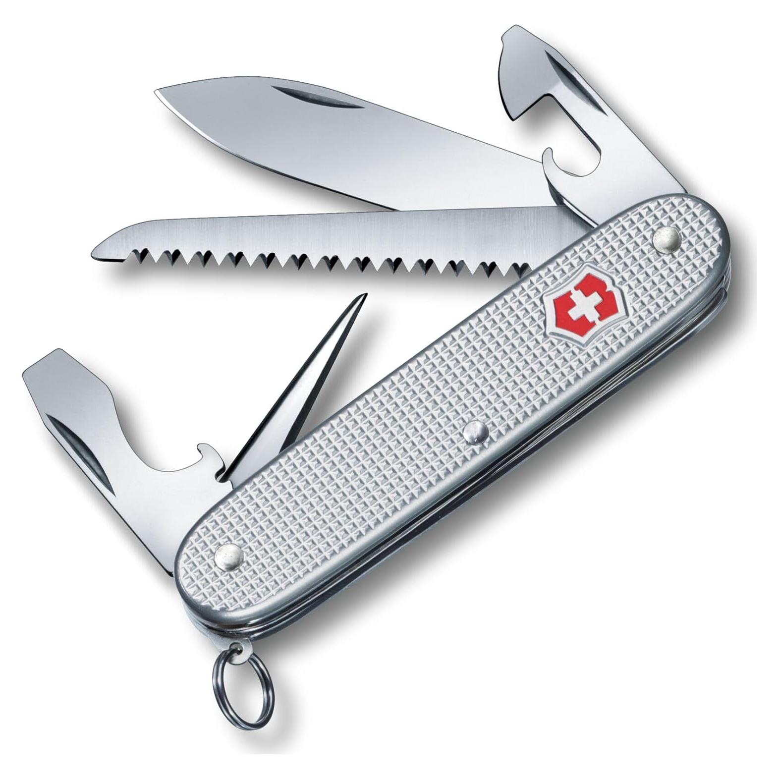 Cuchillo Suizo Victorinox Farmer Alox 9 Funciones 93mm Plata