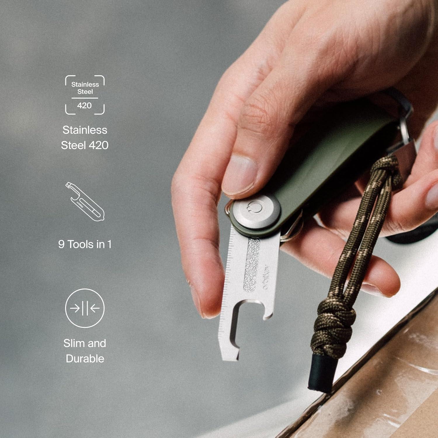 Multi-Herramienta V2 Orbitkey - Acero Inoxidable, 9 Funciones