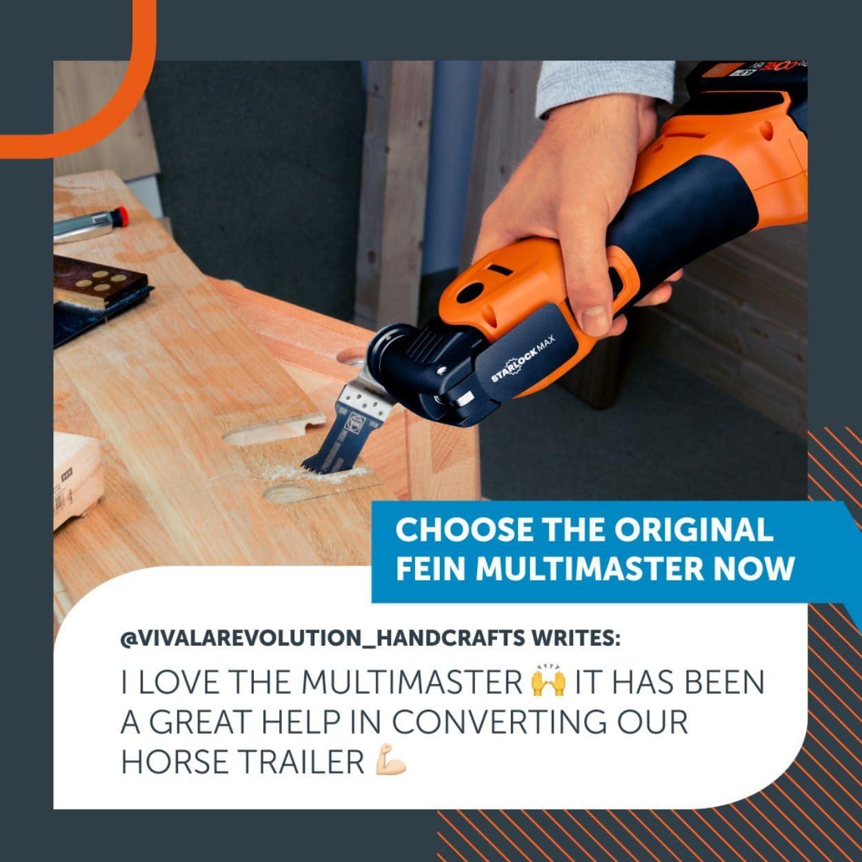 Multiherramienta Oscilante Fein Cordless AMM 700 Max AS 18V