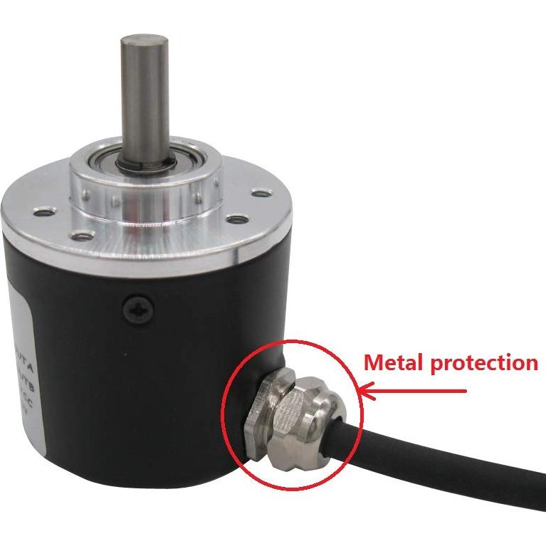 Encoder Rotativo Incremental Taiss 100P/R DC 5-24V Eje 6mm