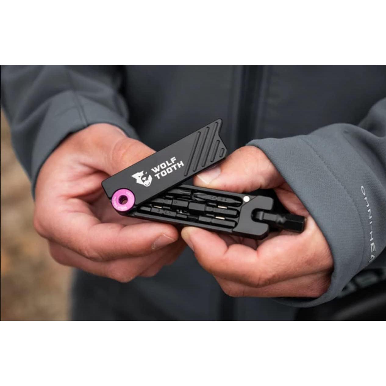 Herramienta Multiuso Hexagonal Wolf Tooth 6-Bit 11 Funciones