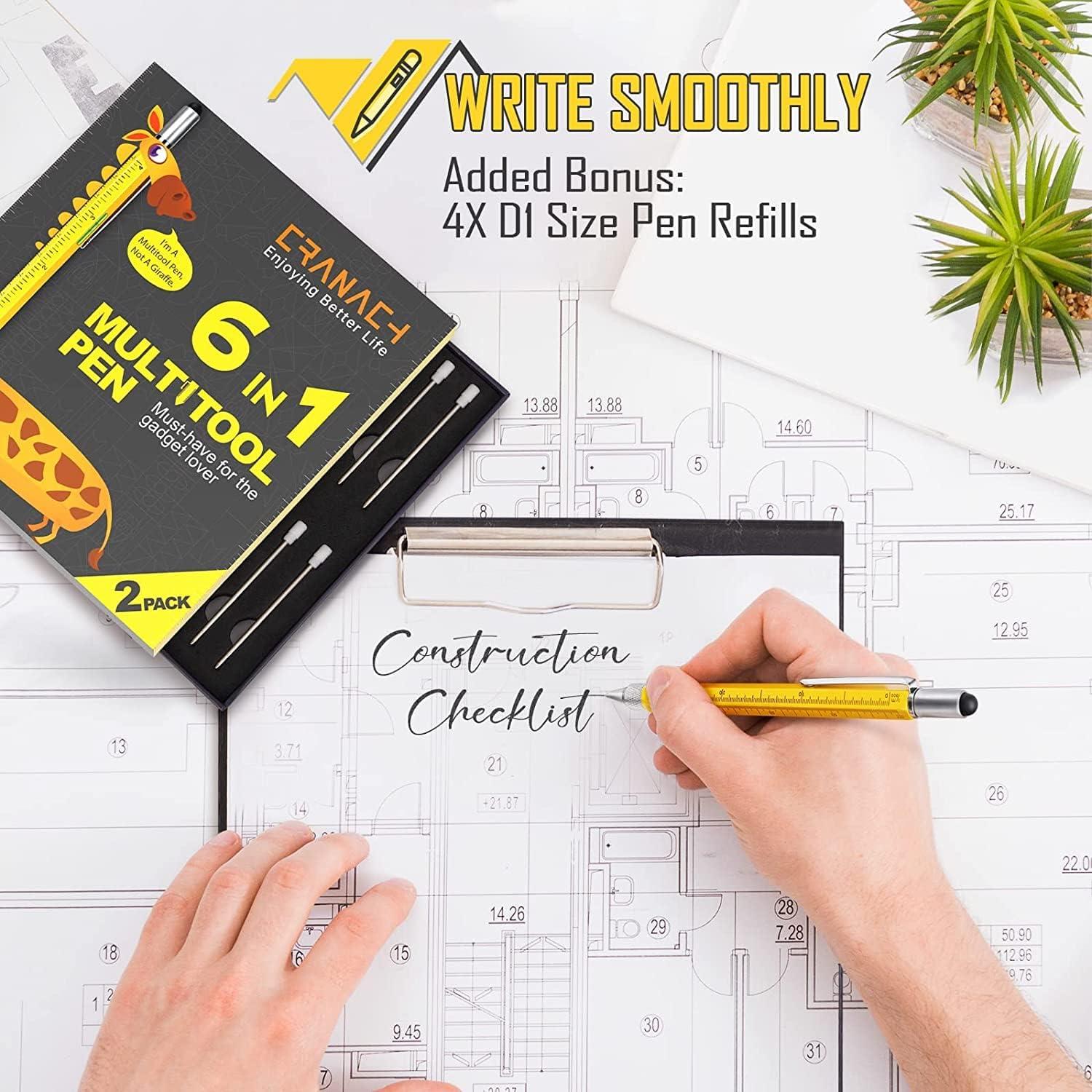 Bolígrafo Multiherramienta CRANACH 2 Paquete 6 en 1