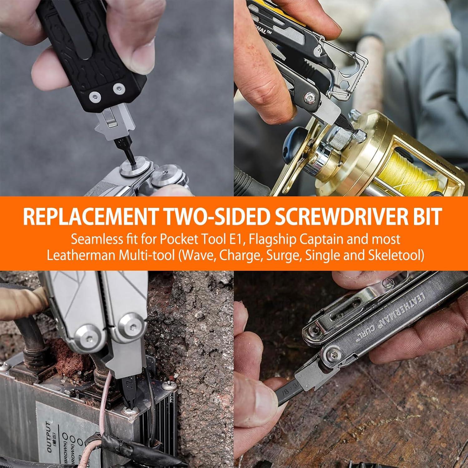 NexTool 10 Bits Doble Punta Destornillador Acero S2