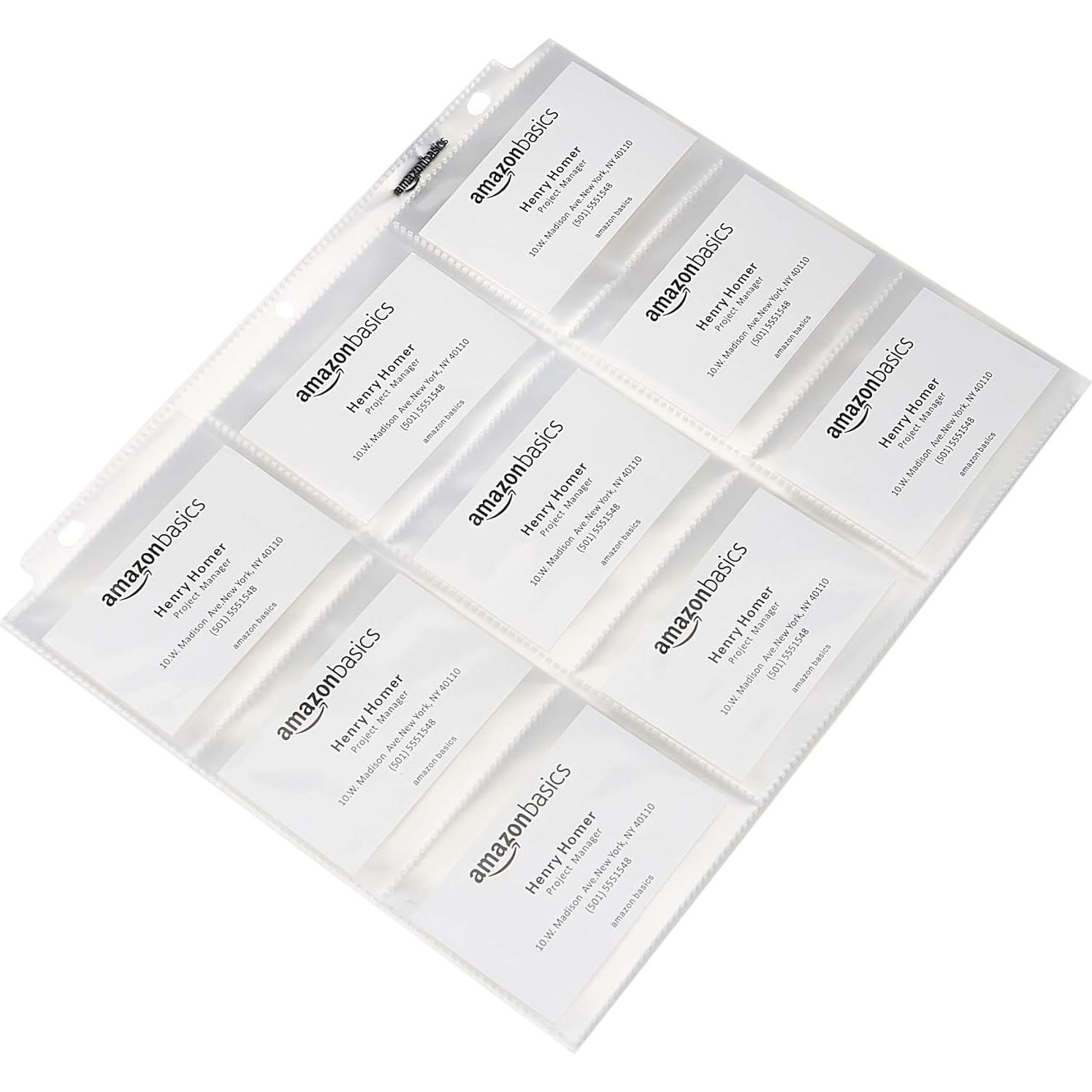 Fundas de Protector para Cartas Amazon Basics 100 Unidades