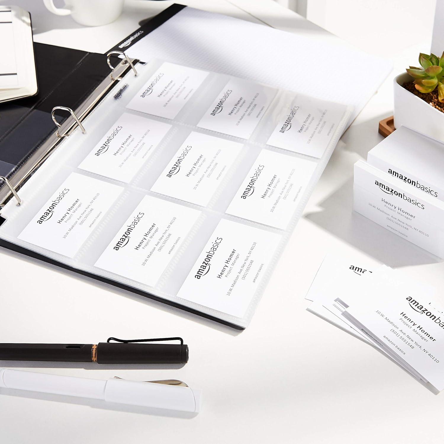 Fundas de Protector para Cartas Amazon Basics 100 Unidades