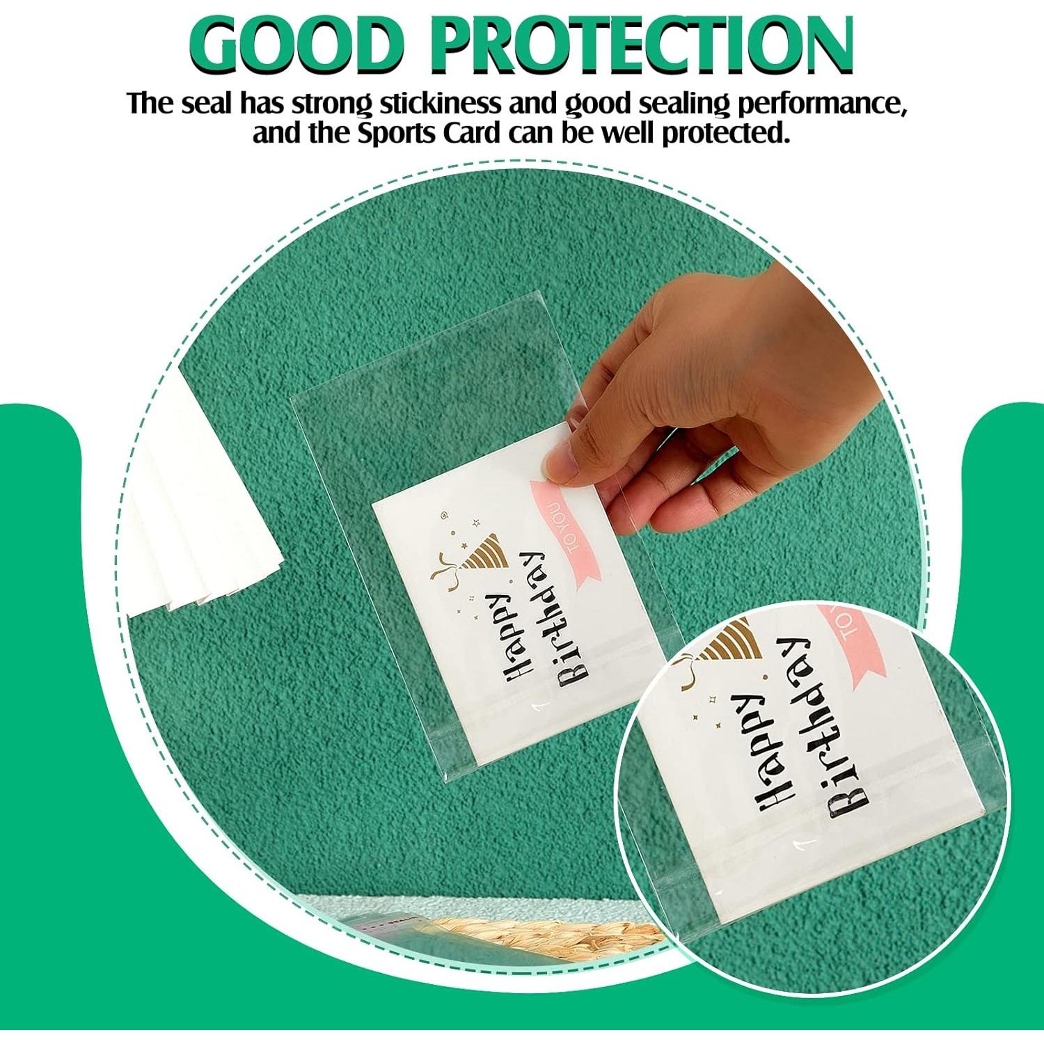 Fundas para Tarjetas Coleccionables Lewtemi 300 Pcs 8.9x14 cm