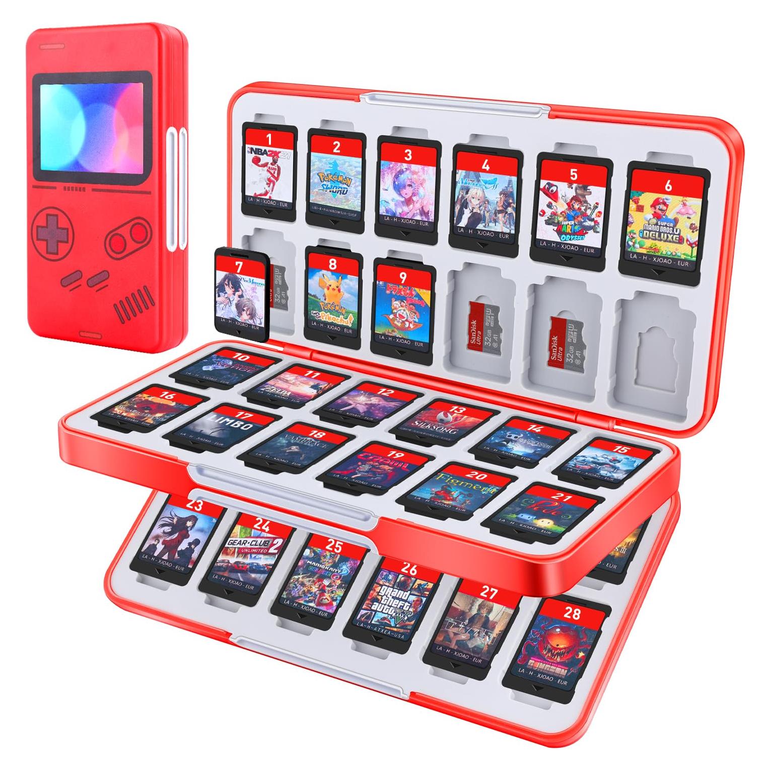 Estuche Organizador para Juegos Switch MOSAHOLL - 48 Cartuchos