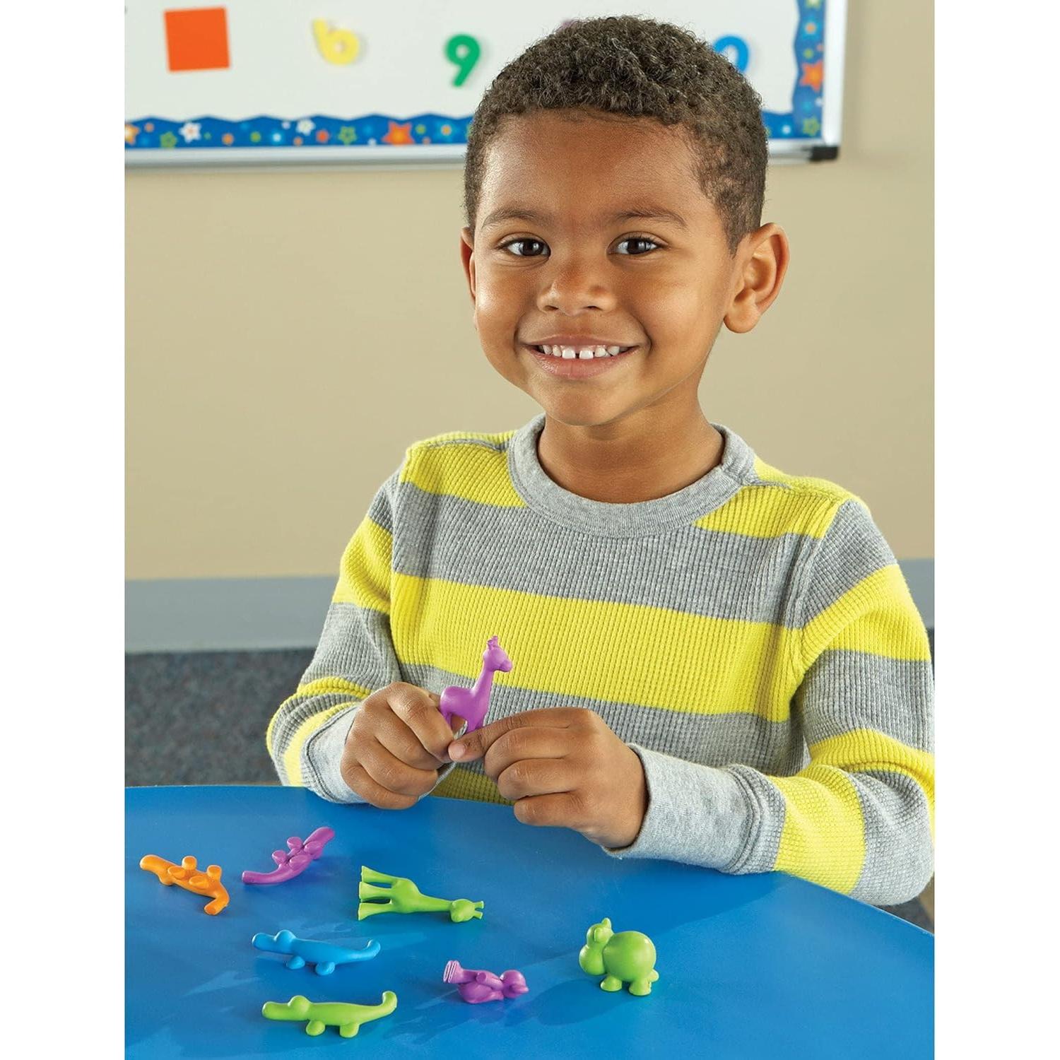 Contadores de Animales Salvajes Recursos de Aprendizaje 72 Piezas