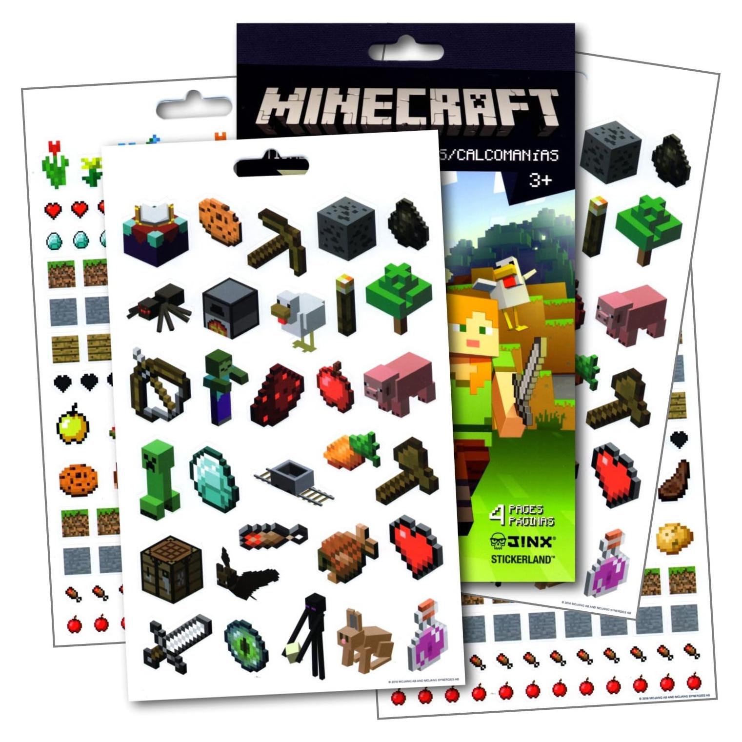 Pegatinas Minecraft - 295 Coloridas y Divertidas