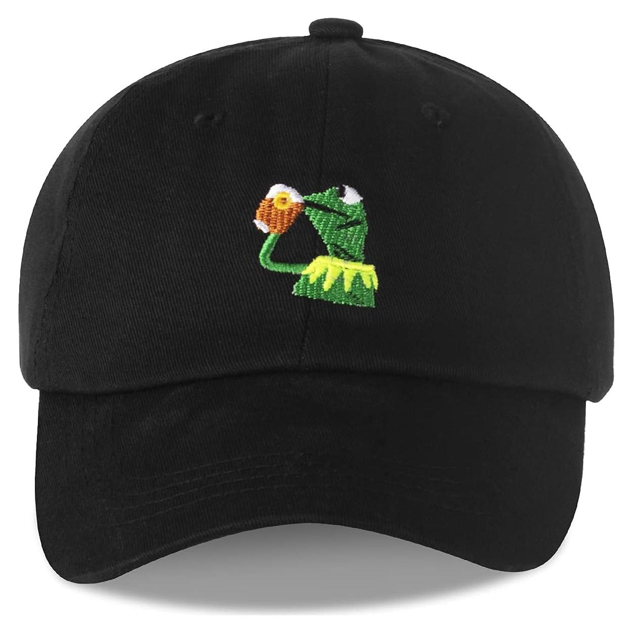 Gorra de béisbol ajustable Kermit la rana unisex 100% algodón