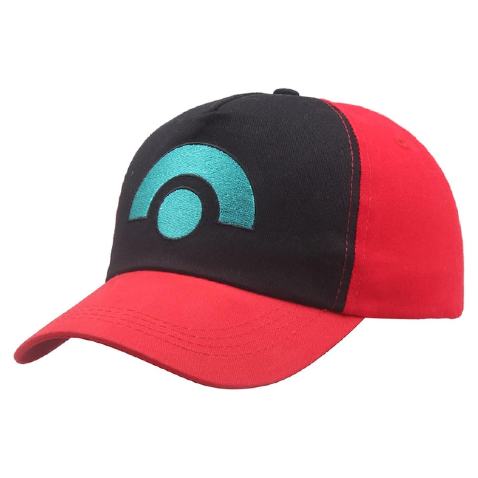 Gorra de Cosplay Ash Ketchum Ajustable 100% Algodón Niños