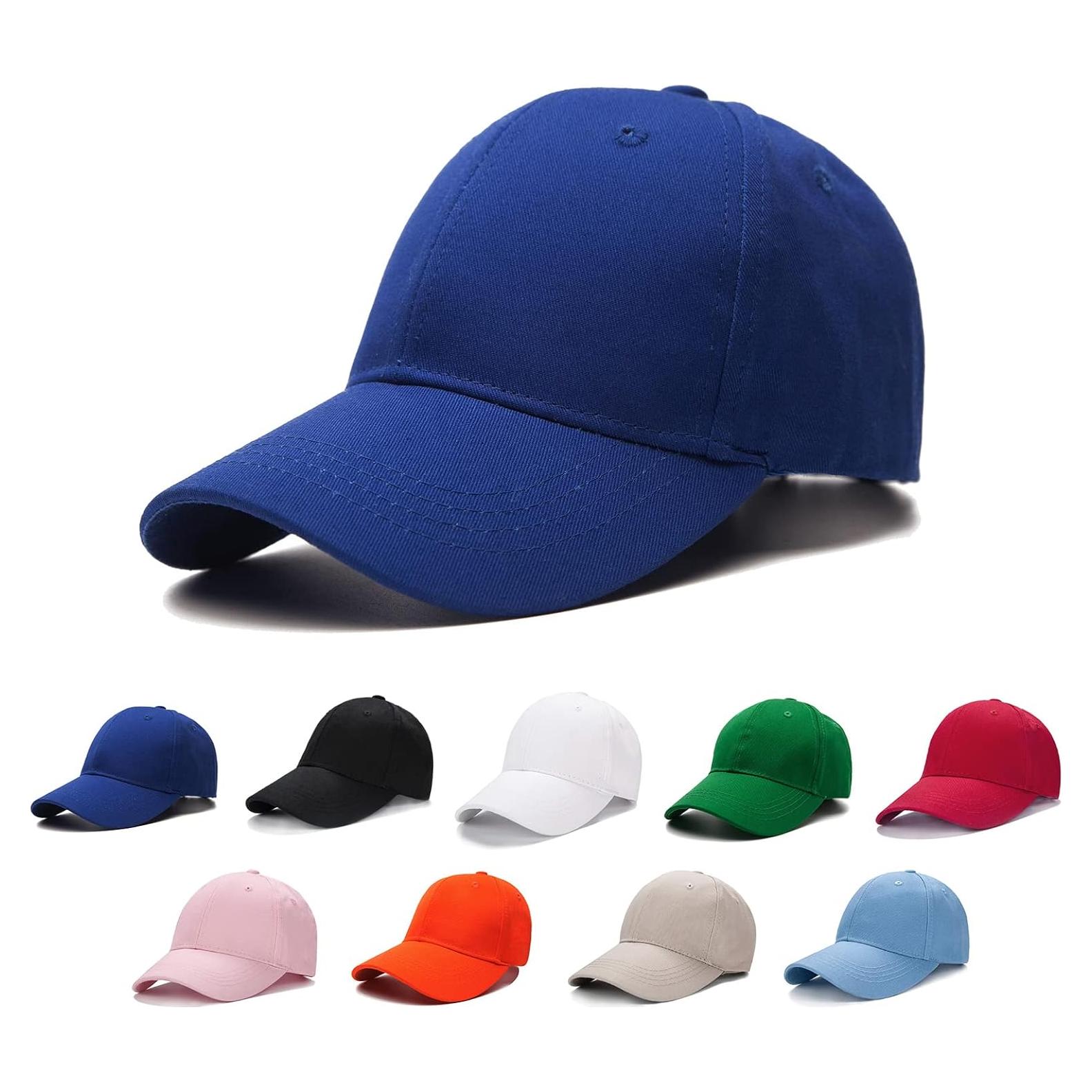 Gorra de béisbol Edoneery para niños 3-8 años azul oscuro