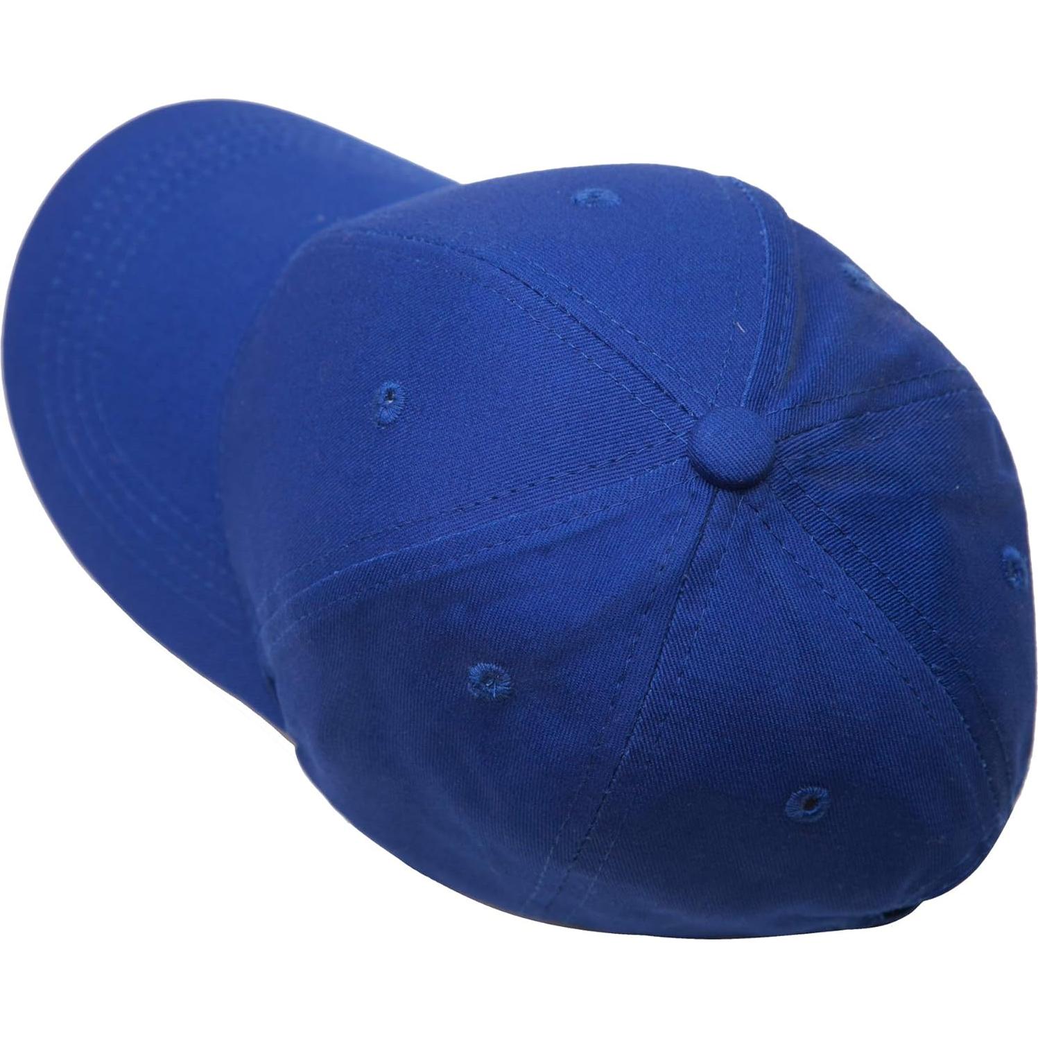 Gorra de béisbol Edoneery para niños 3-8 años azul oscuro