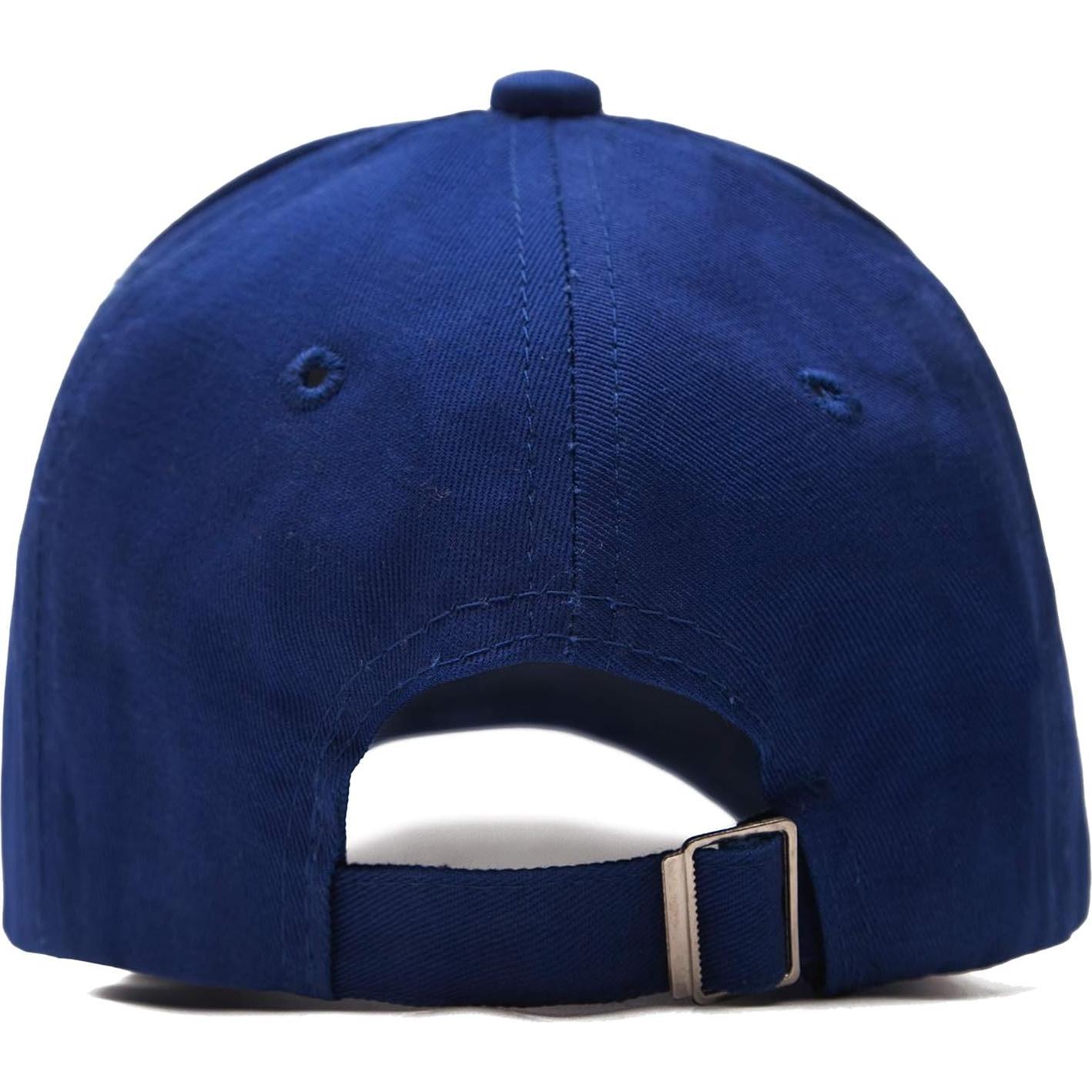 Gorra de béisbol Edoneery para niños 3-8 años azul oscuro