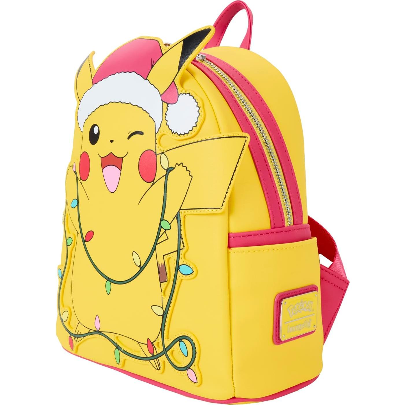 Mochila Mini Loungefly Pikachu con Luz - 22.86x26.67cm