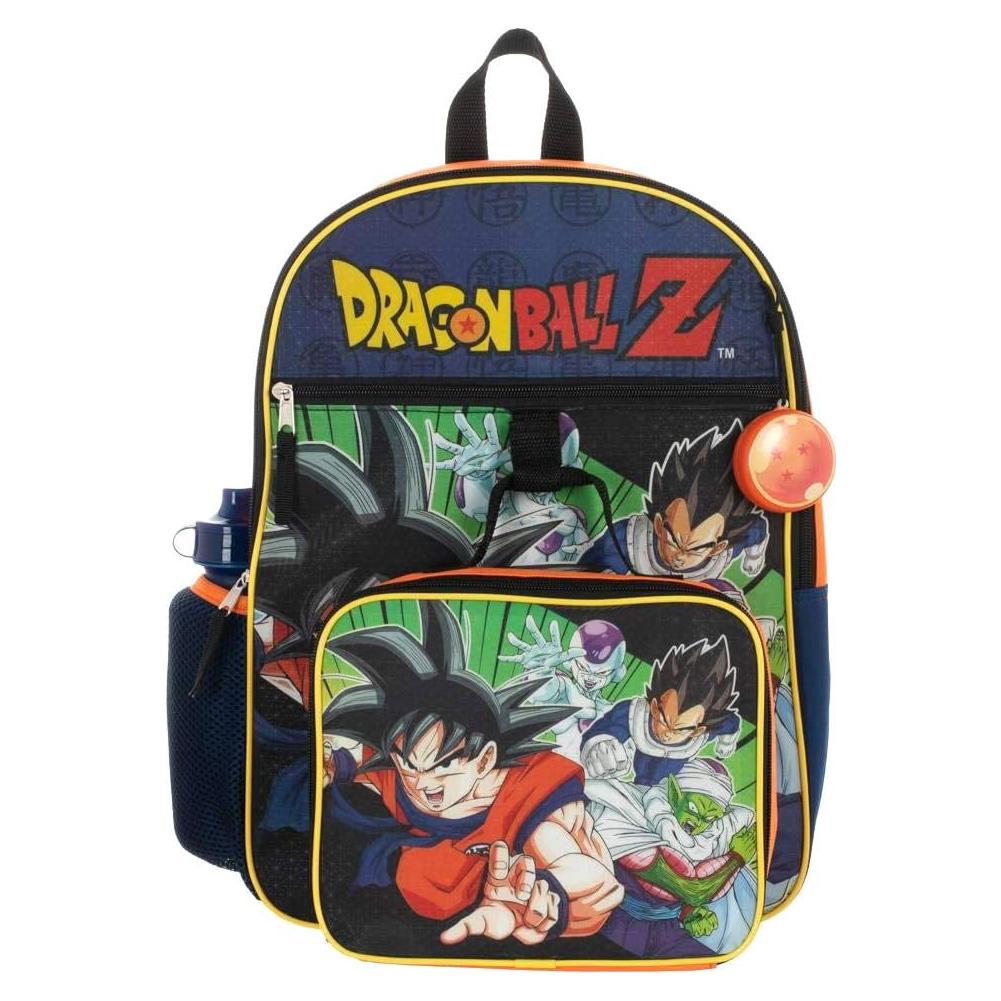 Mochila Dragon Ball Z BIOWORLD 4 Piezas Naranja 16L