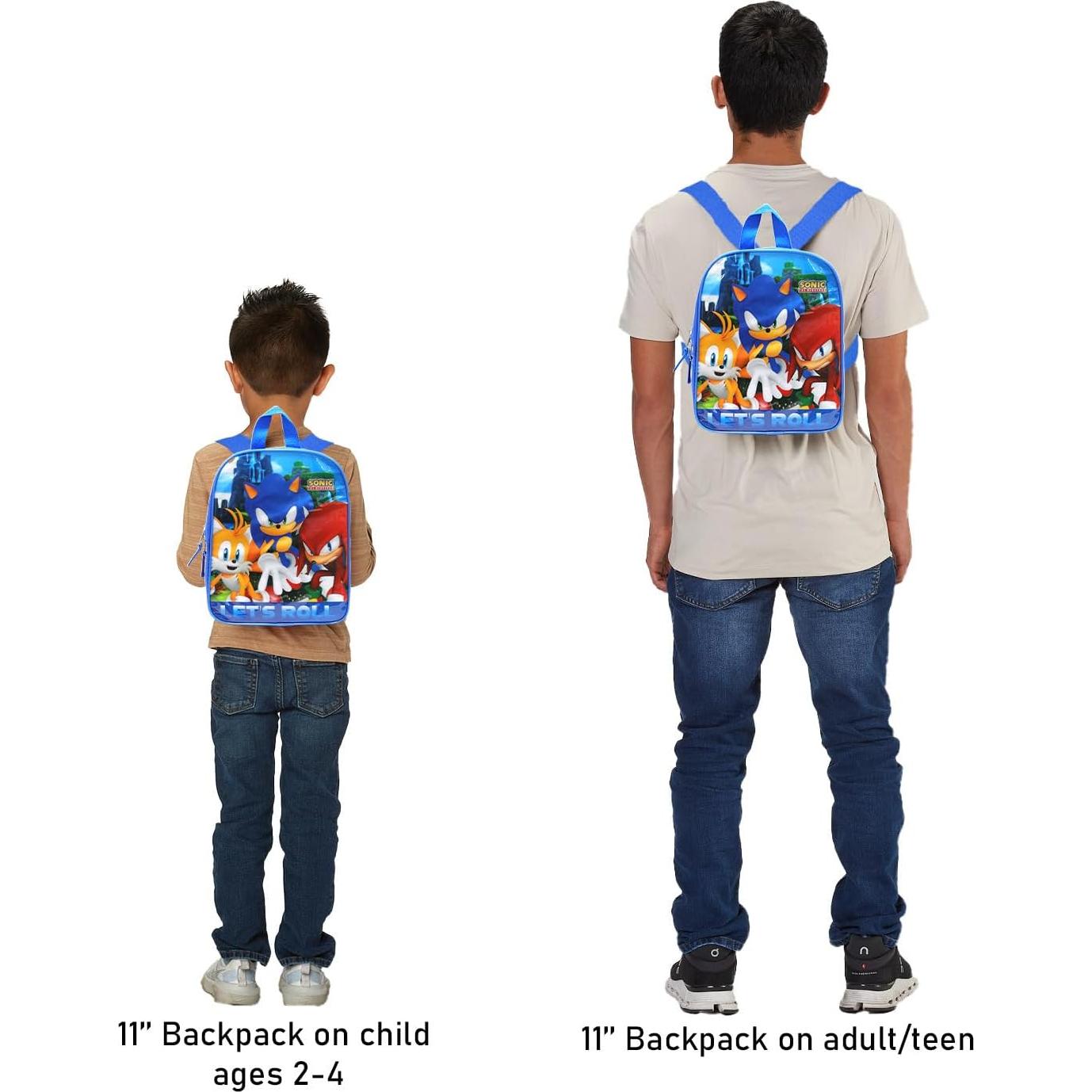 Mochila Mini Sonic the Hedgehog 27.9 cm - Niños y Niñas