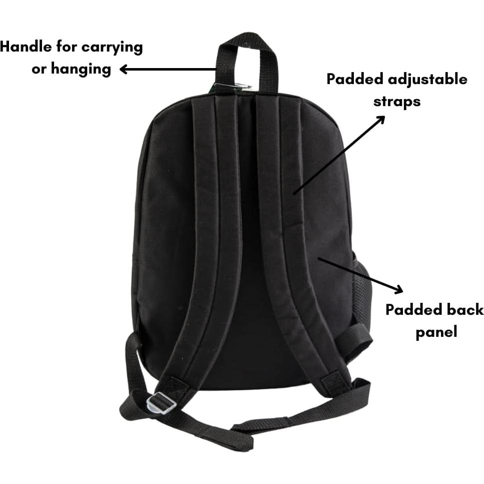 Mochila Minecraft 5 Piezas con Lonchera y Botella 40.6 cm