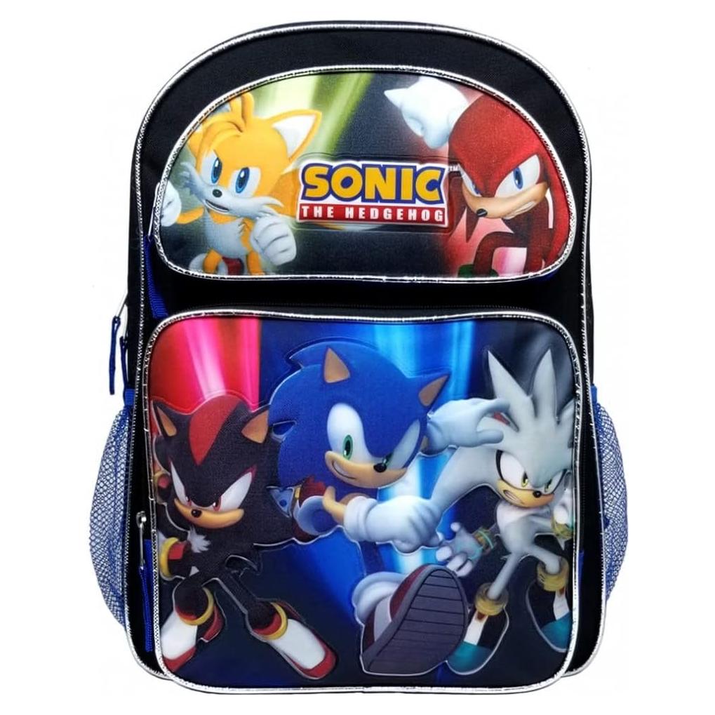Mochila Escolar Sonic the Hedgehog 40.6x30.5x12.7 cm