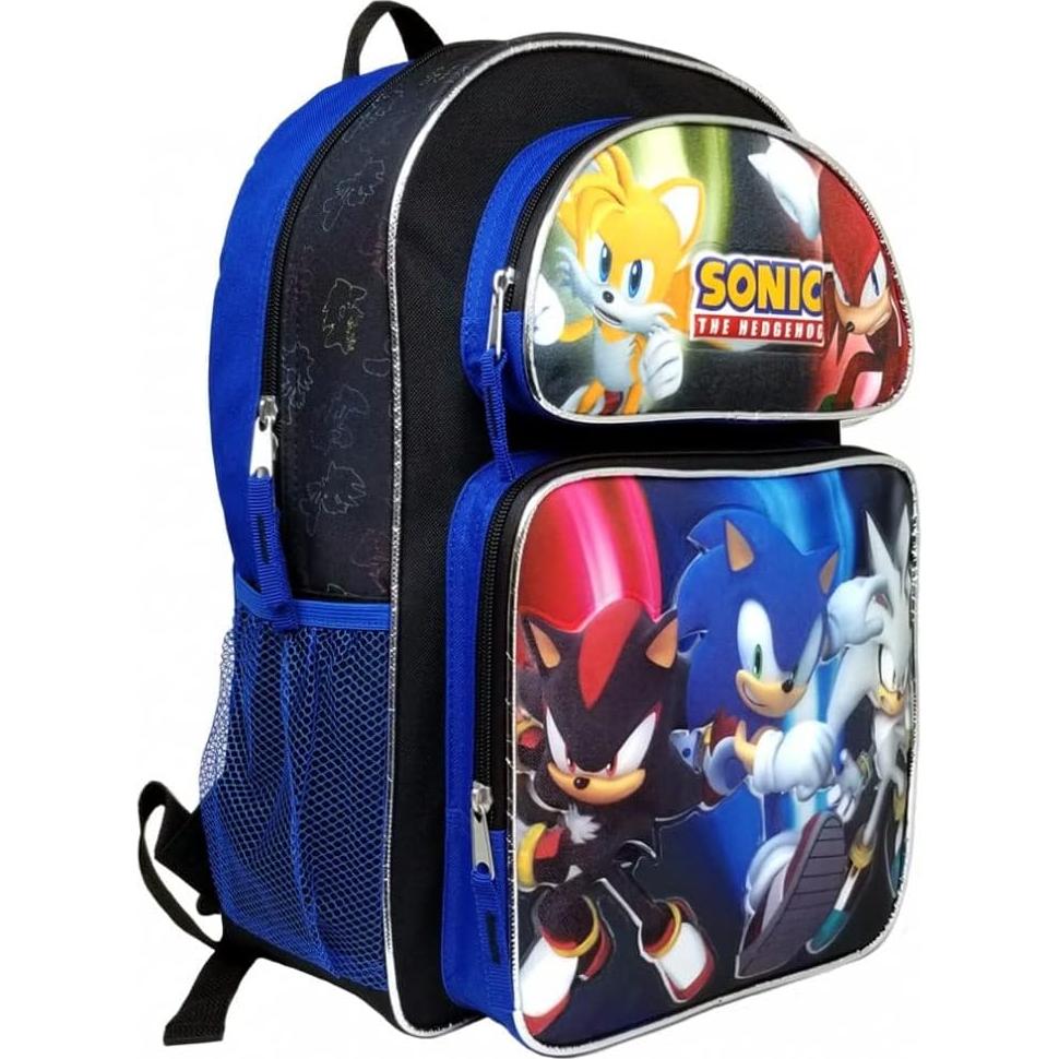 Mochila Escolar Sonic the Hedgehog 40.6x30.5x12.7 cm