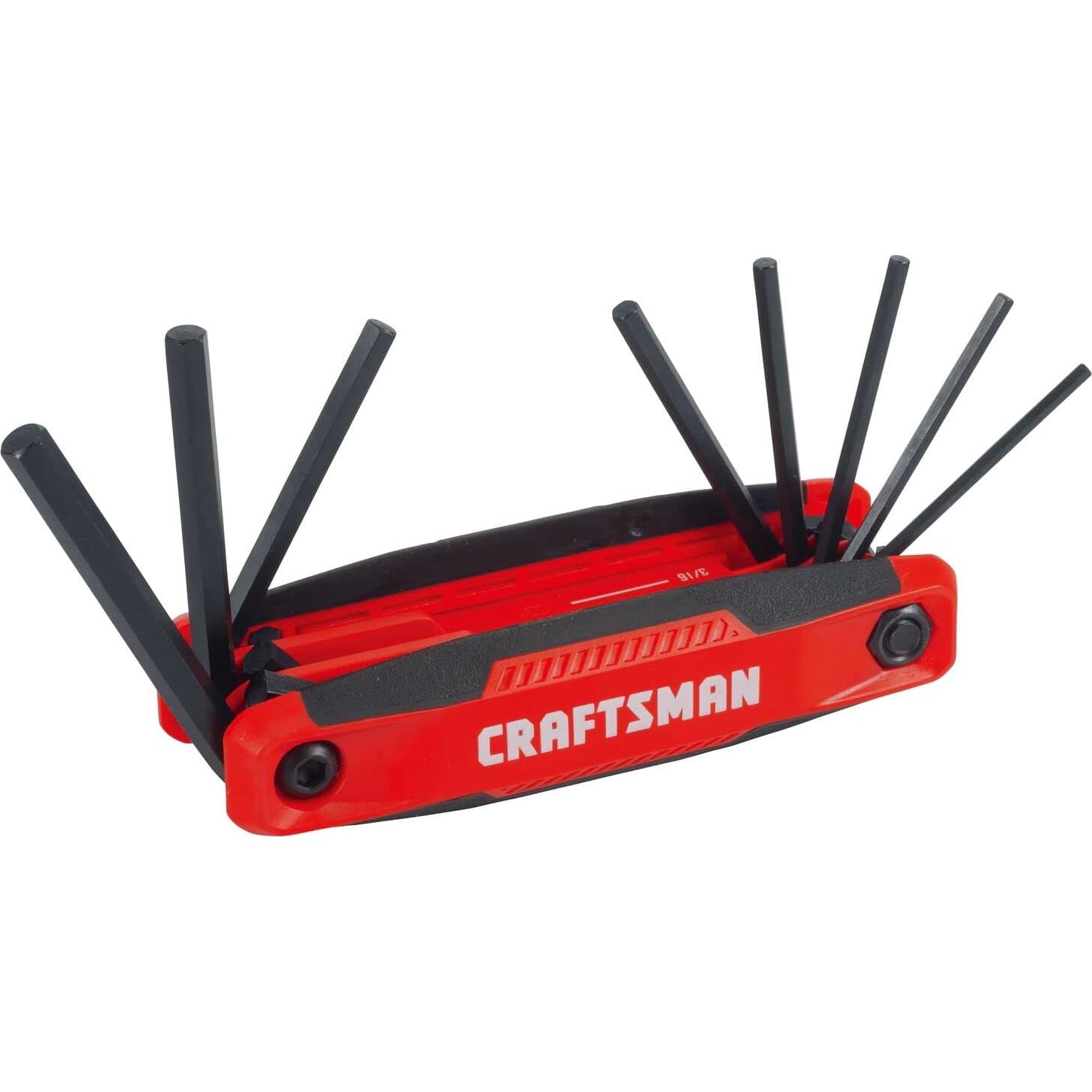 Conjunto de Llaves Hexagonales Plegables Craftsman 9 Pzas