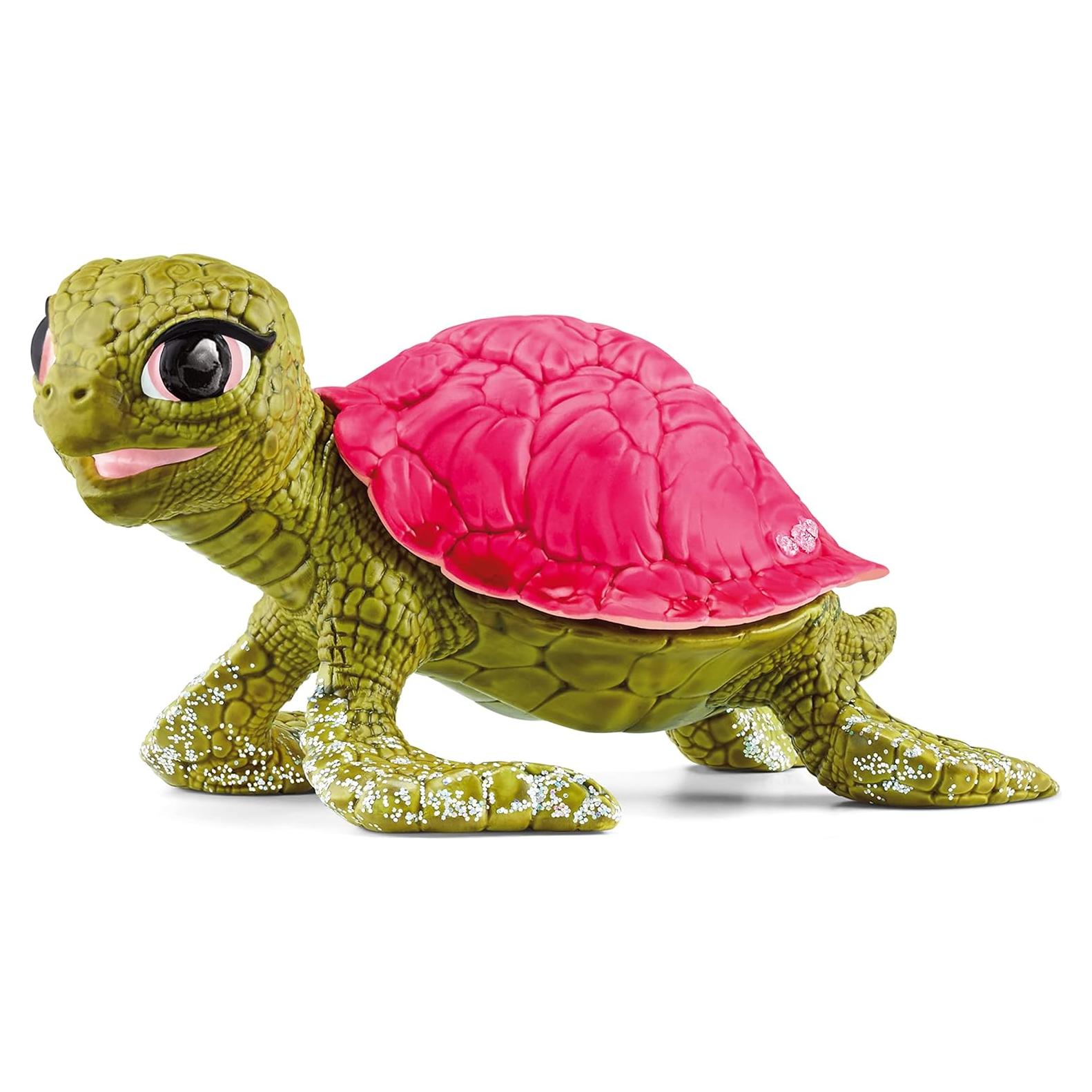 Figura Tortuga Zafiro Rosa Schleich 11.94cm para Niños 5+