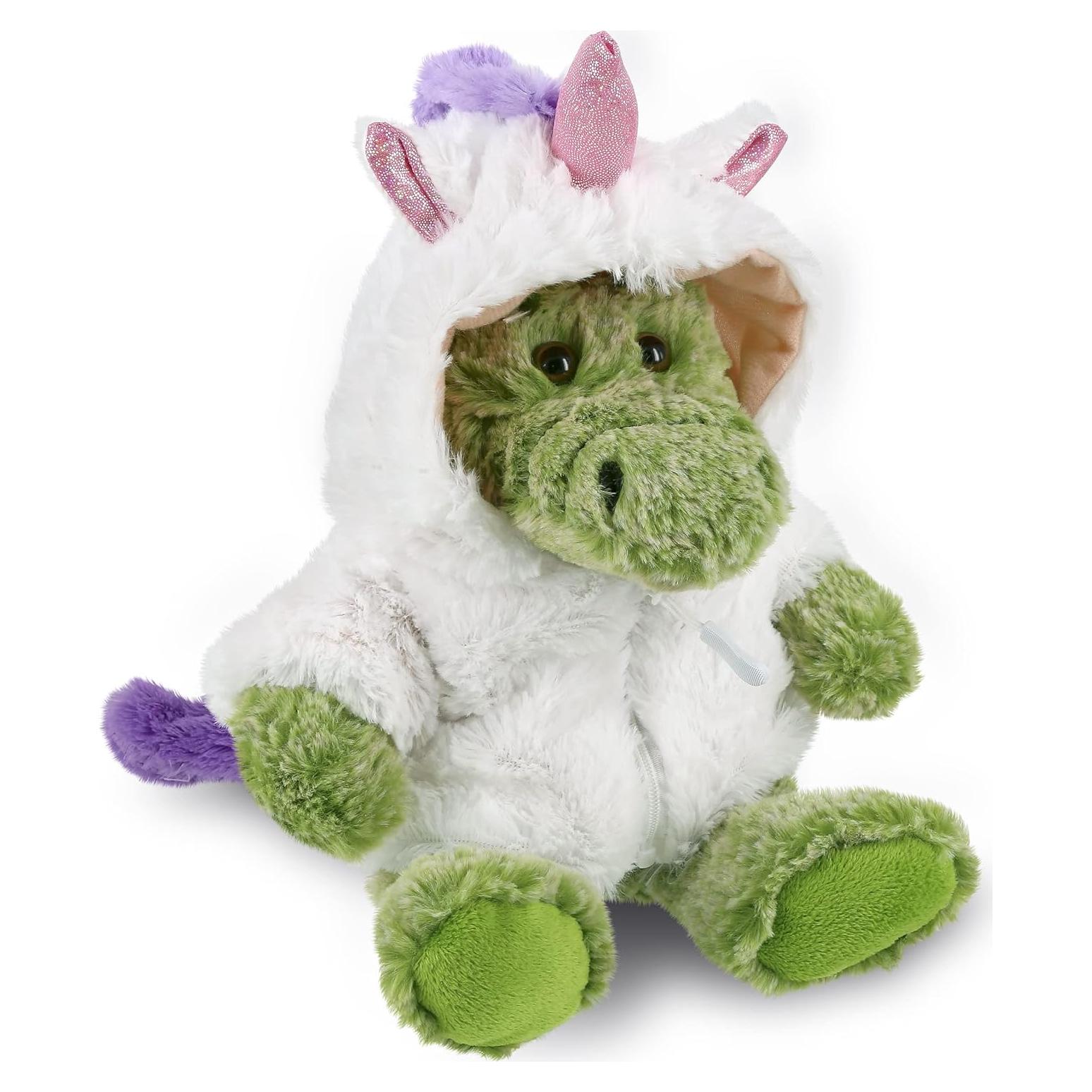 DolliBu Peluche Cocodrilo Unicornio 20cm Suave y Personalizable