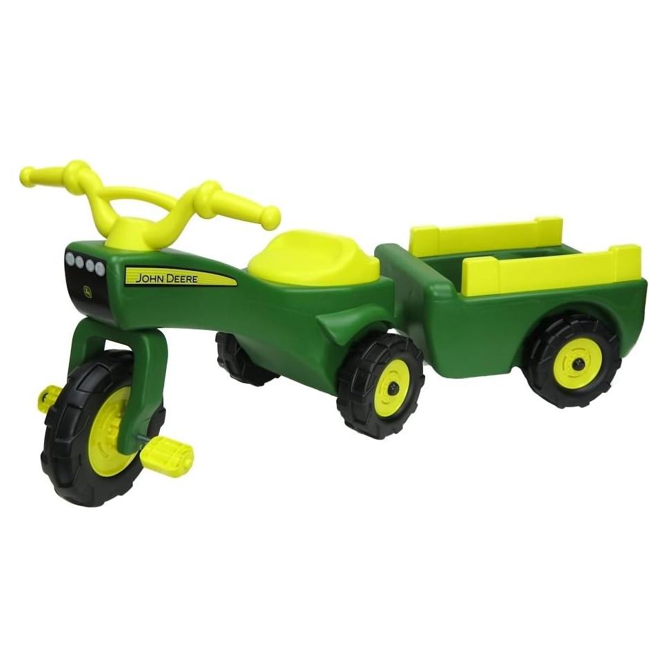 Tractor Pedal John Deere con Remolque para Niños 18M-3A