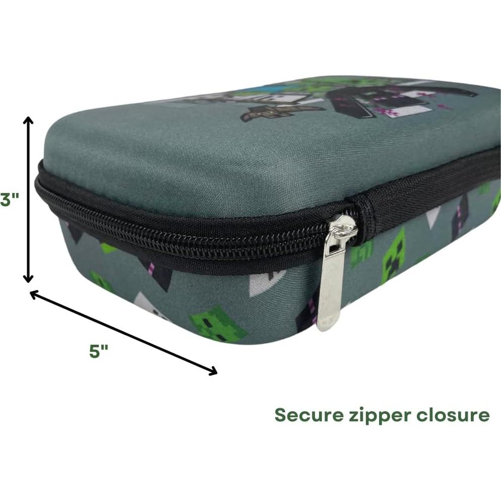 Estuche de Lápices Minecraft Diseño Innovador 22.9x12.7 cm